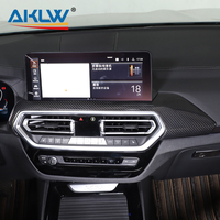 Accessoires intérieurs en Fiber de carbone véritable pour BMW X3 G01 G02 Console centrale Instrument panneau de sortie d'air Protection de couverture décorative