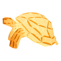 Meistverkaufte Kreative Tiermotiv-Design Handgefertigte Maßgeschneiderte Muster Papierkunst Origami Schildkröten-Lampenschirm Papierlaterne