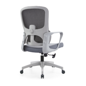 Cadeira de Escritório de Malha com Design Moderno e Suporte Lombar Ajustável Cadeira Giratória de Trabalho com Braços Fixos para Home <span class=keywords><strong>Office</strong></span> - Product Image 5