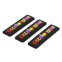 Étiquettes personnalisables en silicone souple de marque Patch en caoutchouc gaufré 3D prix d'usine pour la couture de vêtements et de vêtements