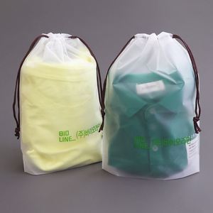 Bolsas de Embalaje Personalizadas de Algodón con Cordón, Bolsas de Malla para Cosméticos, Bolsas de Compras de Plástico con Cordón para Navidad - Product Image 3