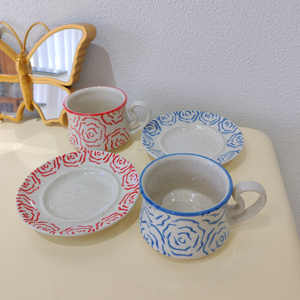 Vintage Rose Porcelana Xícara de Café e Placa Set 200ml Capacidade Máquina de lavar louça e Microondas Seguro Tarde Chá Presente Lembrança - Product Image 6