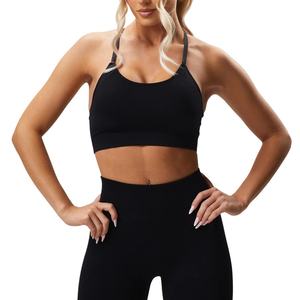 Soutien-gorge de sport haut de gamme personnalisable OEM, dos ouvert, sexy, respirant, pour la gym et l'athlétisme - Product Image 1