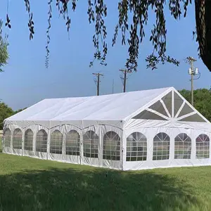 Tente transparente pour fêtes et événements, 100, 200, 300 places