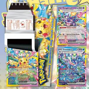 Cartes <span class=keywords><strong>Pokémon</strong></span> détachables en gros, art <span class=keywords><strong>manga</strong></span> japonais, version anglaise 151, cartes fan art non-TCG, marchandises Pikachu, booster - Product Image 1