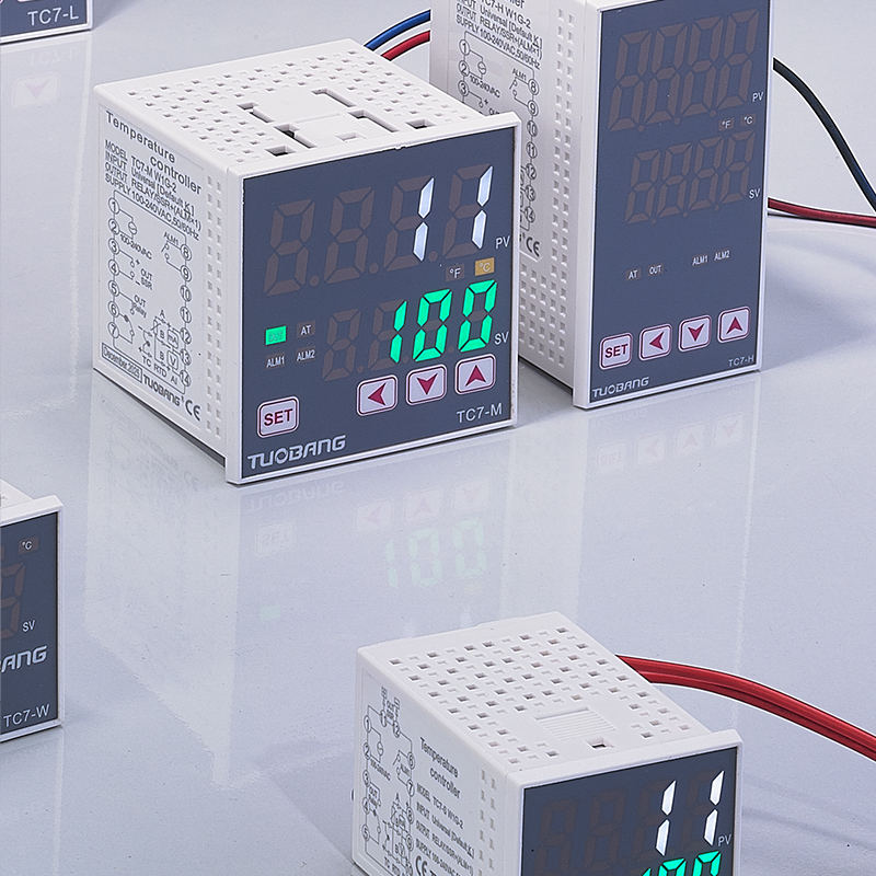 TUOBANG PID LED Display Temperature Controller TC7-S/L ABS Relay Solid-state Output ODM/OEM Industry Thermostat 100-240V