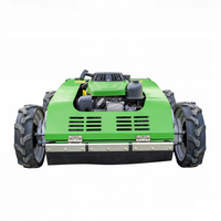 Tondeuse à gazon robotisée 4x4 télécommandée, hybride essence, débroussailleuse industrielle robuste sur roues, 9 CV, DIY, 550 mm