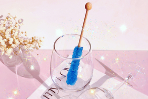 Mariage aromatisé aux fruits <span class=keywords><strong>sucette</strong></span> assortie bâton de roche cristal sur un bâton en bois - Product Image 6