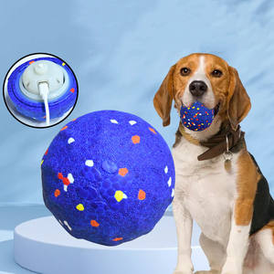 Vente en gros Balles électriques <span class=keywords><strong>anti</strong></span>-<span class=keywords><strong>stress</strong></span> personnalisées pour chiens Balle à mâcher roulante en caoutchouc Jouet interactif pour animaux de compagnie - Product Image 2