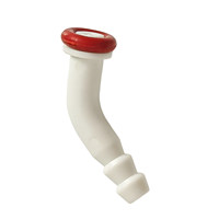Detachable Nylon Cap Nozzle Straight & Elbow Connector Laboratory Fitting