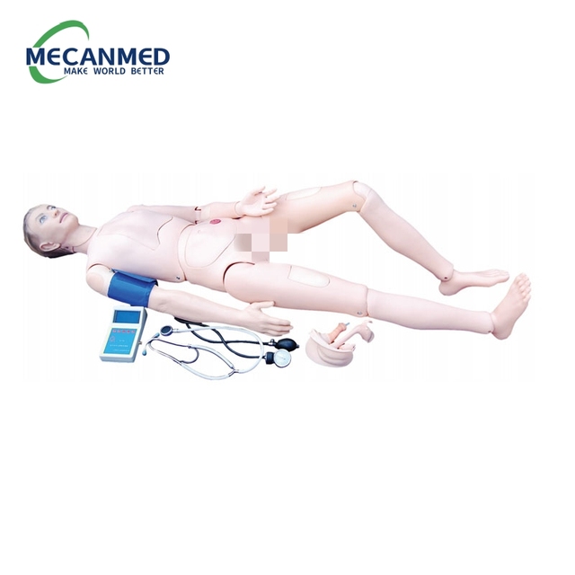 Mecan Medical Manikin Advanced Nurse Simulator Nurse Skill Training Model With Blood Pressure Training Arm