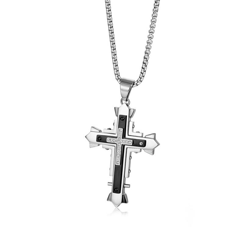 จี้ปืนเดี่ยวสีดำ