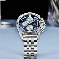 BENYAR 2021 Nouvelle montre pour homme Six aiguilles Marque de luxe haut de gamme Montres à quartz Mode masculine Étanche Lumineuse Montres-bracelets Reloj Hombres
