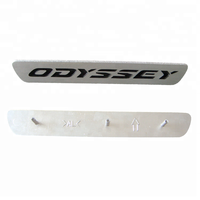 Logotipo personalizado de metal Placa de identificación Logotipo en relieve de aluminio para etiquetas de embalaje