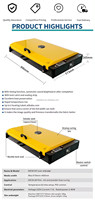 Ventes chaudes Four de séchage DTF A2 pour film PET, à pelage à chaud et à froid, avec fonction de cuisson et de séchage, 5 lampes, 45CM, pour L18050 P400