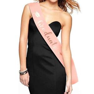 HAWIN 2-laags satijnen afstudeer- & gala-stola's, op maat gemaakte sublimatie afstudeerstola's voor tieners en volwassenen - Product Image 2