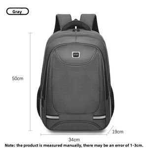 Men's Large Capacity High-End 14inch Laptop Bag Waterproof Business Travel & School <b>Backpack</b> - Product Image 6