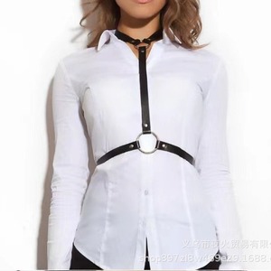 ขายตรงจากโรงงาน เสื้อผ้าบอดี้สูทเซ็กซี่ ชุดหนัง PU รักษ์โลก สำหรับใส่เที่ยวกลางคืน และเครื่องประดับ - Product Image 5