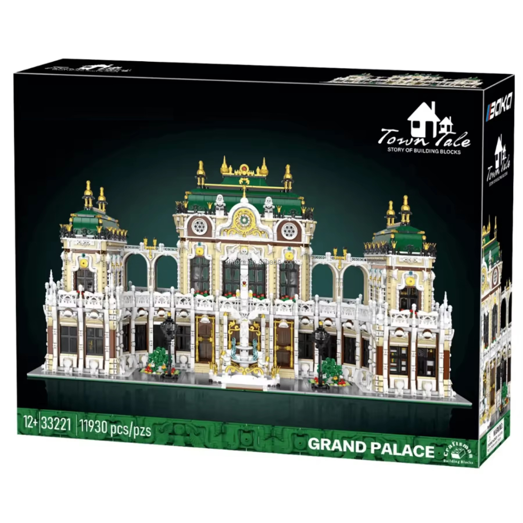 BaKa 33211 Luxury Palace 11930PCS Grand Palace Model Building
