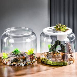 Environmental Friendly Desktop Transparent Aquarium Box PET Plastic Betta Fish <strong>tank</strong> Aquarium <strong>for</strong> <strong>Turtle</strong> - Product Image 1
