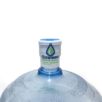 Etiqueta Termoencogible de PVC con Logotipo Personalizado para Tapas de Botellas de 5 Galones, Bandas Termoencogibles para Sellado de Botellas de Agua