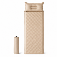 Matelas de camping individuel auto-gonflant en PVC pour l'extérieur, idéal pour la plage et la randonnée - Vente chaude