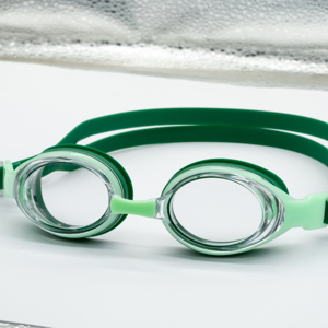 Lunettes de natation pour enfants personnalisées avec logo, haute qualité, haute définition, écologiques, anti-buée, miroir, silicone réglable, étanches - Product Image 1