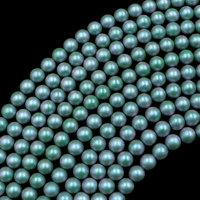 Stock à vendre 6MM 8mm couleur bleue et verte avec des perles de verre en vrac brillantes pour la fabrication de bijoux et de colliers et de bracelets de perles