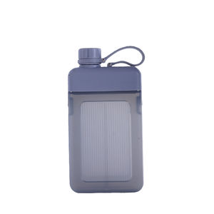 450ML preto plástico portátil Travel Mug bolso <span class=keywords><strong>Hip</strong></span> Frasco para Licor Slim Design para atividades ao ar livre como caminhadas - Product Image 1