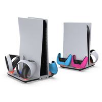 Honcam PSVR2 Station de charge Station d'accueil Support de refroidissement pour console PS5 Contrôleur Dualsense