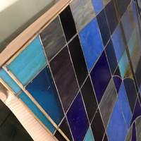 Vitres décoratives d'église, motifs en verre fusionné, fenêtres et dômes d'église personnalisés en usine