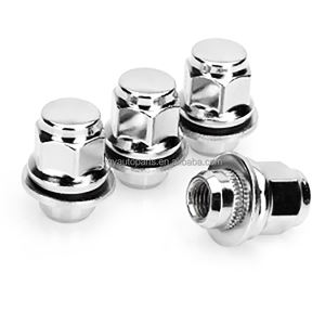 Tuercas de Rueda 12x1.5, 20 Piezas, Cromadas, Estilo Mag, con Arandela, Hexagonales de 13/16\" (21mm) Compatibles - Product Image 3