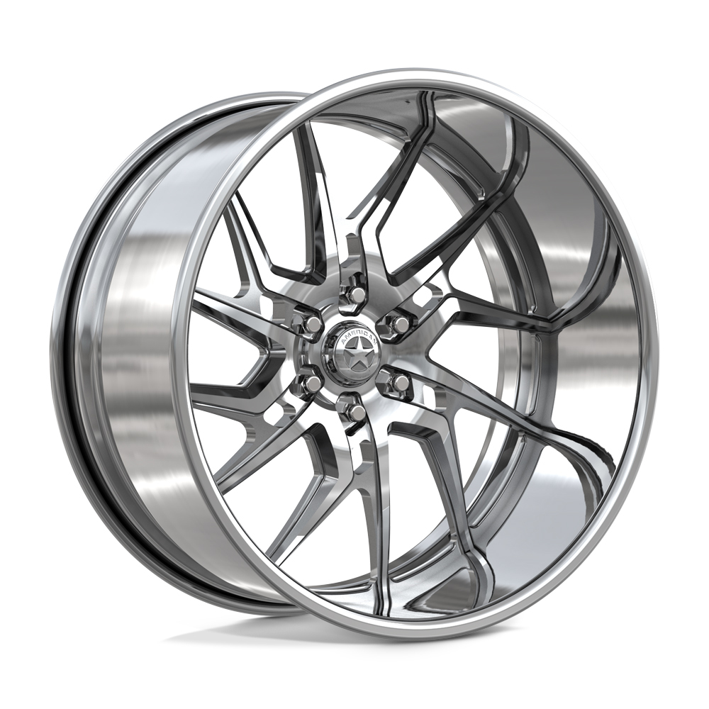 RCSR 6x139.7 22x12 24x14 8x8.5 Forged Wheels 22 24 26 28 Inch Rims Sliver Multi Spoke Deep Dish American Force Wheels