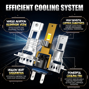Xvl Super Canbus 70W Sudeste Asiático América Venta caliente 6000K H4 9003 Hi Low Beam Auto Car LED Headlight Kit para Toyota <span class=keywords><strong>Honda</strong></span> - Product Image 3