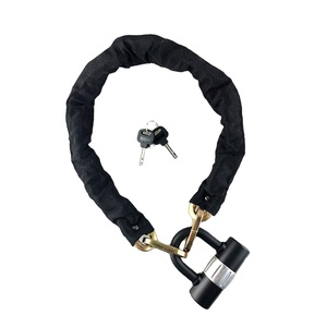 <span class=keywords><strong>Candado</strong></span> de <span class=keywords><strong>bicicleta</strong></span> de cadena negra resistente, en forma de <span class=keywords><strong>candado</strong></span> U de alta seguridad, cubierta protectora de tela, accesorios de bloqueo para patinete eléctrico, <span class=keywords><strong>bicicleta</strong></span> - Product Image 2