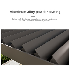 Kinh tế không thấm nước mưa cảm biến điện louvered pergola cho sân sau vườn - Product Image 5