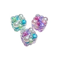 Perles colorées créatives en forme de raisin pour cube anti-stress en TPR, jouet sensoriel pour soulager le stress, à partir de 14 ans