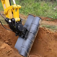 Godet d'excavatrice 1-15T pour le nettoyage de boue, godet à silt, godet de dragage pour marais, pour étangs, canaux, sols humides, trous de drainage, avec bord de coupe renforcé