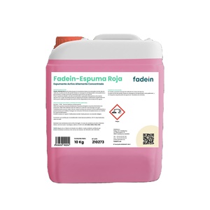 Super pulito fatto in spagna Shampoo attivo altamente concentrato con schiuma di colore rosso - Product Image 1
