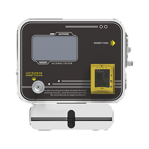 Đen 7.0-inch màn hình Standalone Wall Mount tế bào nhiên liệu cảm biến <span class=keywords><strong>breathalyzer</strong></span> Bar xách tay rượu Tester máy - Product Image 6