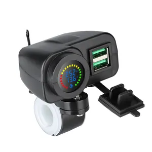 Guidon OEM 12V 24V 36W étanche QC3.0 chargeur USB de moto vente en gros d'accessoires de moto