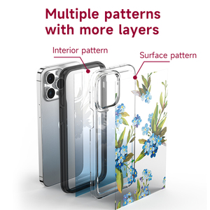 Ốp In Chuyển Nước Nhiều Màu 3d Chất Lượng Cao Vỏ Sau Pc Có Thể Tháo Rời + Ốp Điện Thoại Hai Mảnh Kết Hợp Viền Tpu - Product Image 2