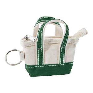 Mini Tote Bag Keychain Canvas Coin <b>Purse</b> Cute Small Shopping Bag Keyring <b>for</b> Women <b>Girls</b> - Product Image 6