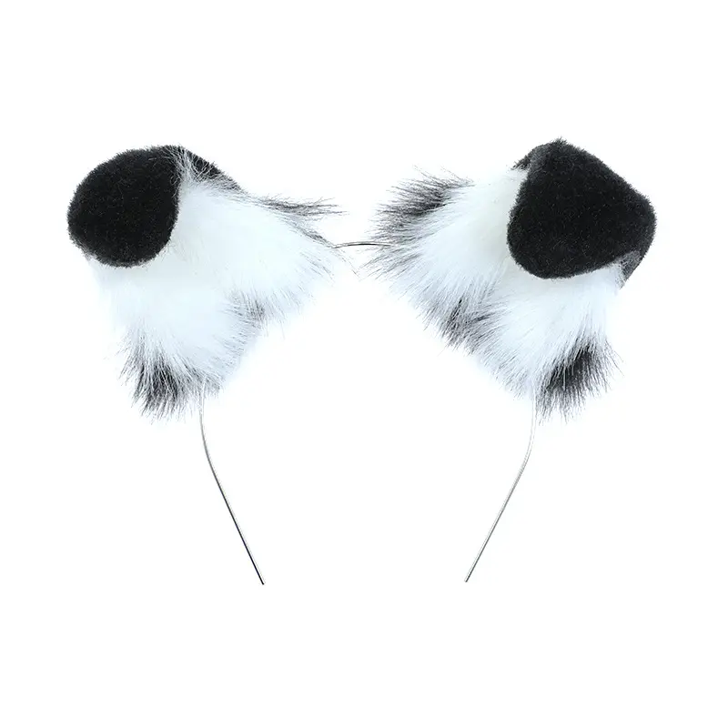 Orecchie di animali artificiali accessori per capelli a cerchio per capelli pieghevoli multicolori utilizzati per vestire accessori per bambole in cotone set di bambole con