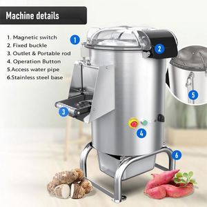 High-Power Commercial Automatic Stainless Steel Electric <b>Vegetable</b> Peeler for Carrots Peeling Cleaning Machine Fruits <b>Vegetables</b> - Product Image 2