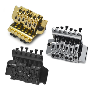 Pont <span class=keywords><strong>de</strong></span> guitare en métal <span class=keywords><strong>haut</strong></span> <span class=keywords><strong>de</strong></span> <span class=keywords><strong>gamme</strong></span> avec système <span class=keywords><strong>de</strong></span> trémolo double, accessoires durables pour guitare électrique - Product Image 6