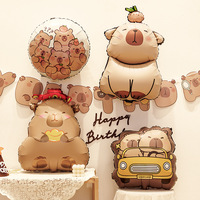 Ballons en aluminium BLN Capybara, animaux de dessin animé mignons, ballons gonflables en Mylar pour les fêtes d'anniversaire des enfants, décoration de la crèche