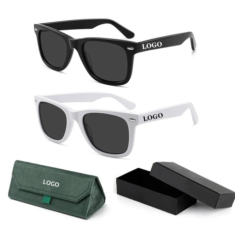 Classic Italy Design Fashion Brand Square Men Sun Glasses Quality Acetate Polarized Designer Sunglasses Unisex