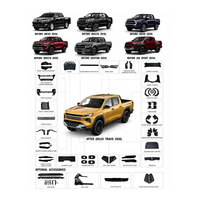Kit carrosserie Maictop pour Toyota Hilux Revo 2016-2025, kit de conversion de carrosserie Travo, kit de modernisation, kit de lifting Hilux, pare-chocs avant