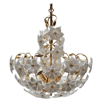 Moderner Luxus Murano Glas Blumen-Kronleuchter Italienisches Design Pendelleuchte für Schlafzimmer Esszimmer Eingangsbereich Villa Hochzeitsdekoration